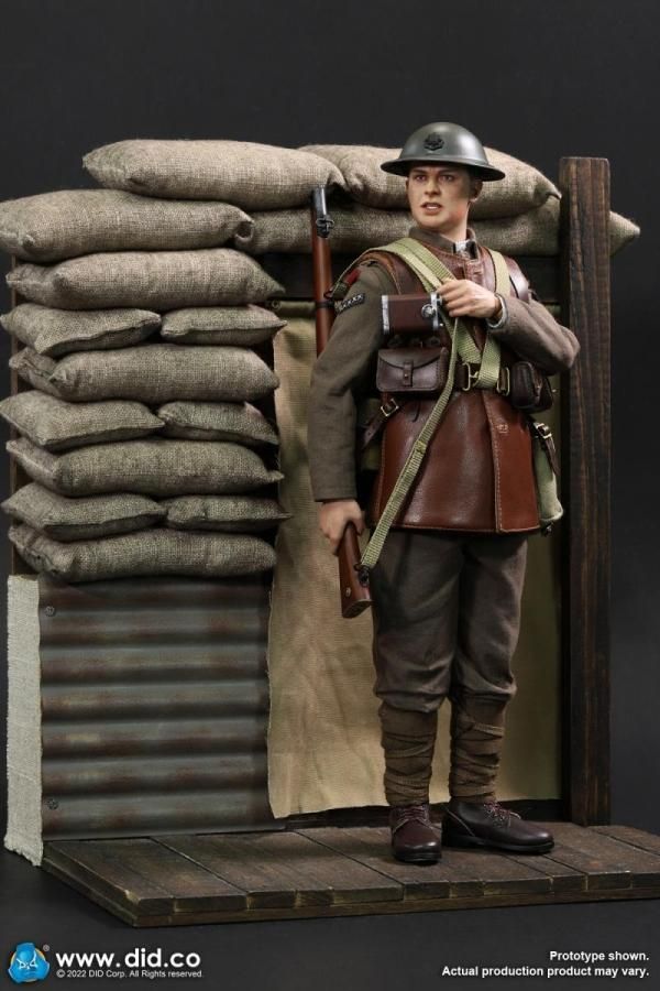 送料無料 1/6 DID E60064 WW1 Trench Diorama Set B 第一次世界大戦