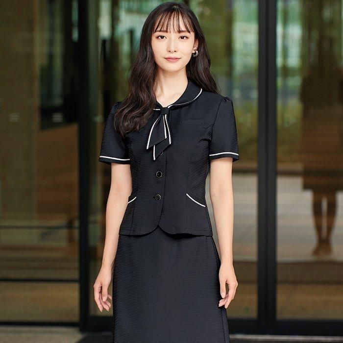 26605（ジョア）enjoie オーバーブラウス 華やぎコンシェルジュ 制服