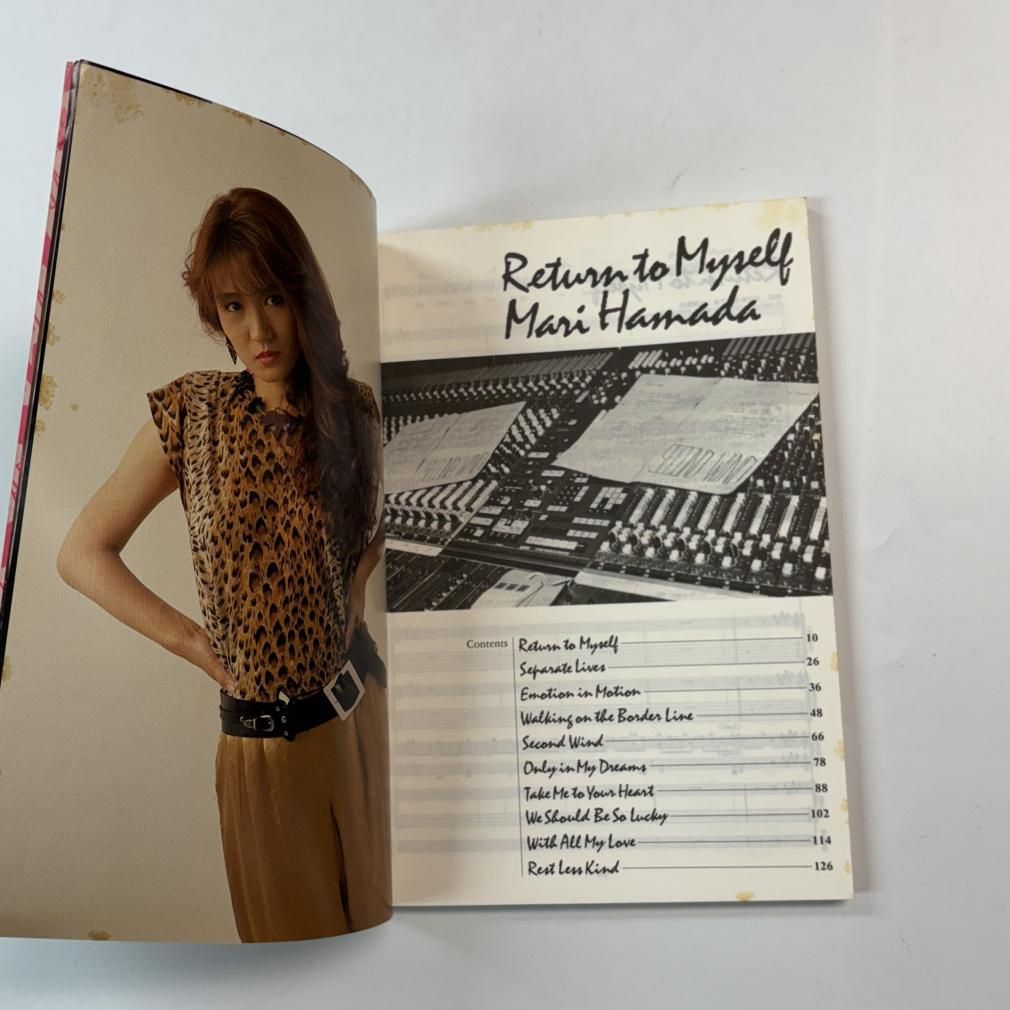 浜田麻里 バンドスコア リターン・トゥ・マイセルフ RETURN TO MYSELF