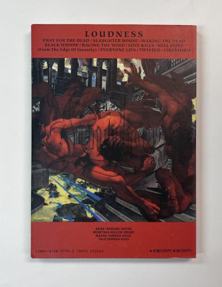ラウドネス バンドスコア （アルバム）LOUDNESS 10曲 ドレミ楽譜出版社