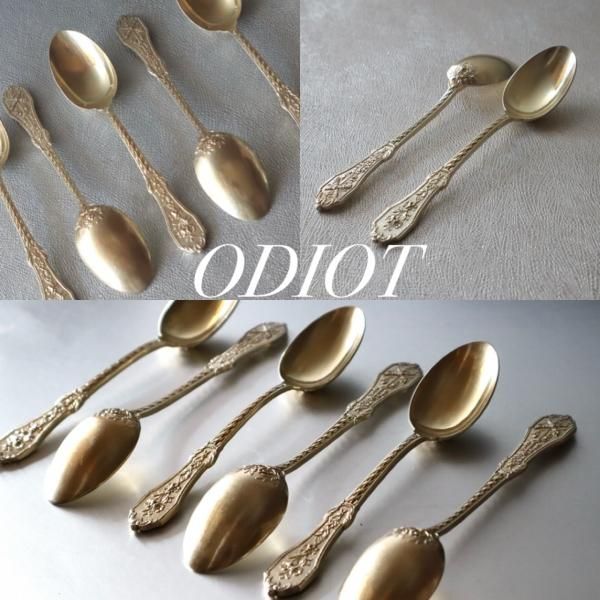 フランス銀器 ODIOT オディオ ルイ16世スタイル ヴェルメイユ ティー
