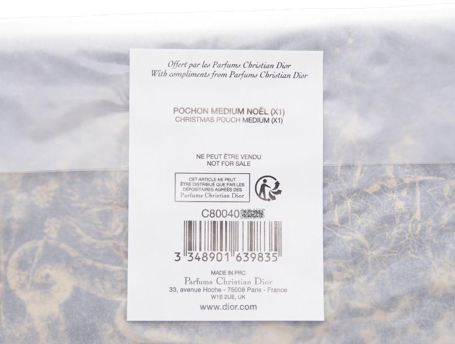 New 新品】 メゾンクリスチャンディオール Dior ノベルティ 巾着ポーチ