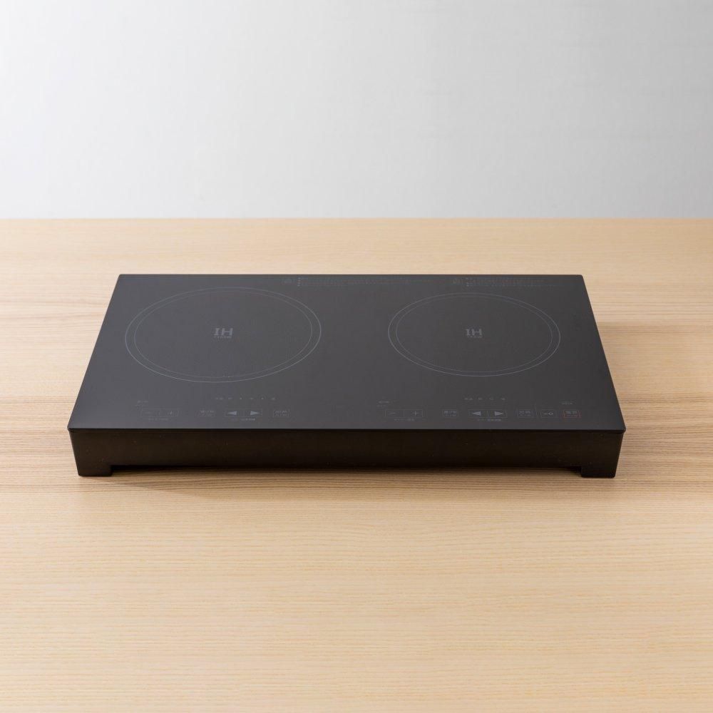 SKJAPAN 2口 IHクッキングヒーター ブラック | 卓上 IHコンロ | 工事