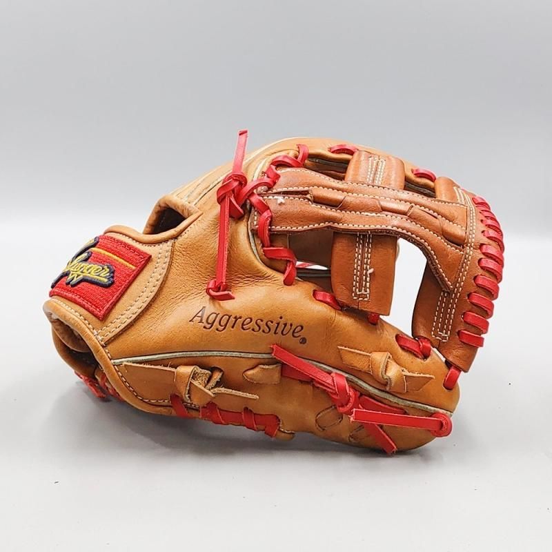 全紐交換済み】 スラッガー 軟式グローブ / 内野手用 型付け済み