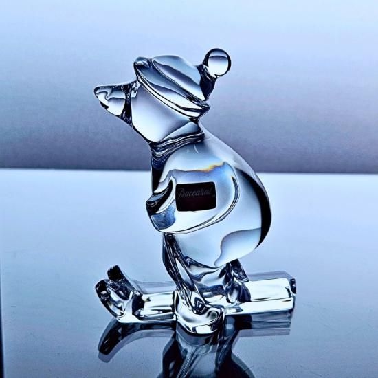 美品 Daum France ドーム フランス クリスタルガラス 馬フィギュリン