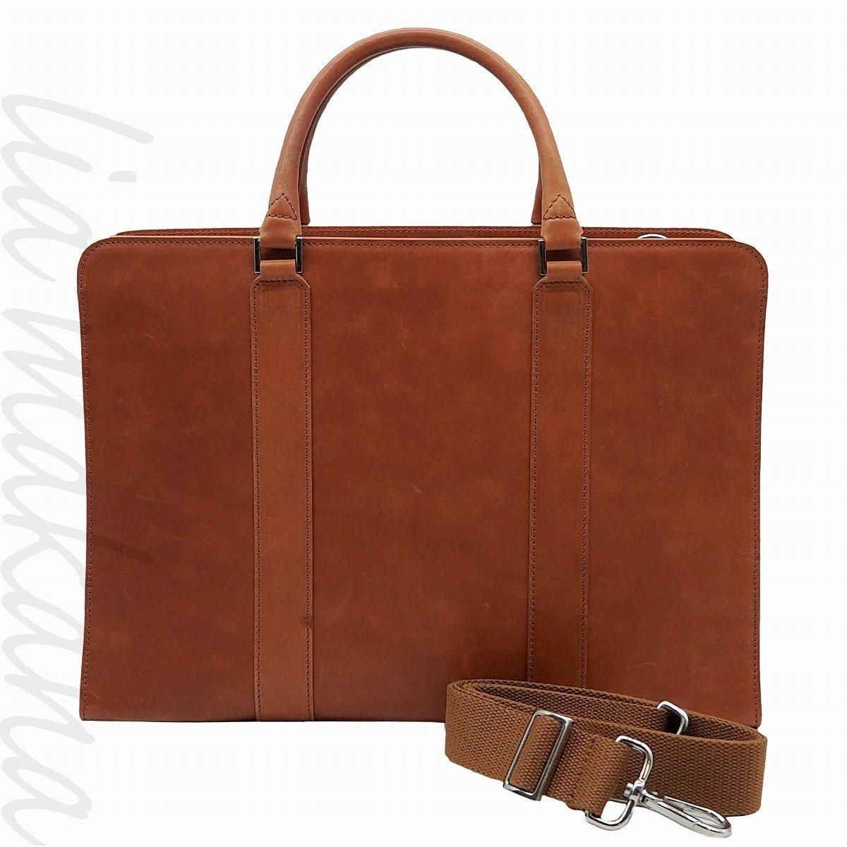 ⭐️定価6万 美品⭐️ Andrea Rossi グレージュ ビジネスバッグ シボ革