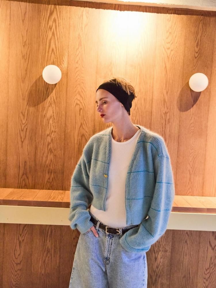 MOHAIR BOARDER CARDIGAN - THE SUNNY