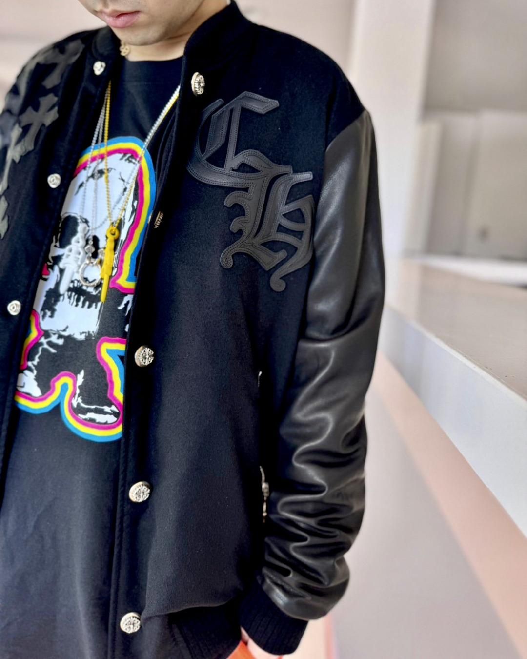 CHROME HEARTS ｜ JACKET LETTER MAN｜BLACK｜2024