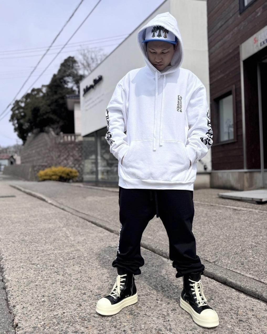 CHROME HEARTS｜ PULLOVER HOODIE ｜WHITE ｜2025