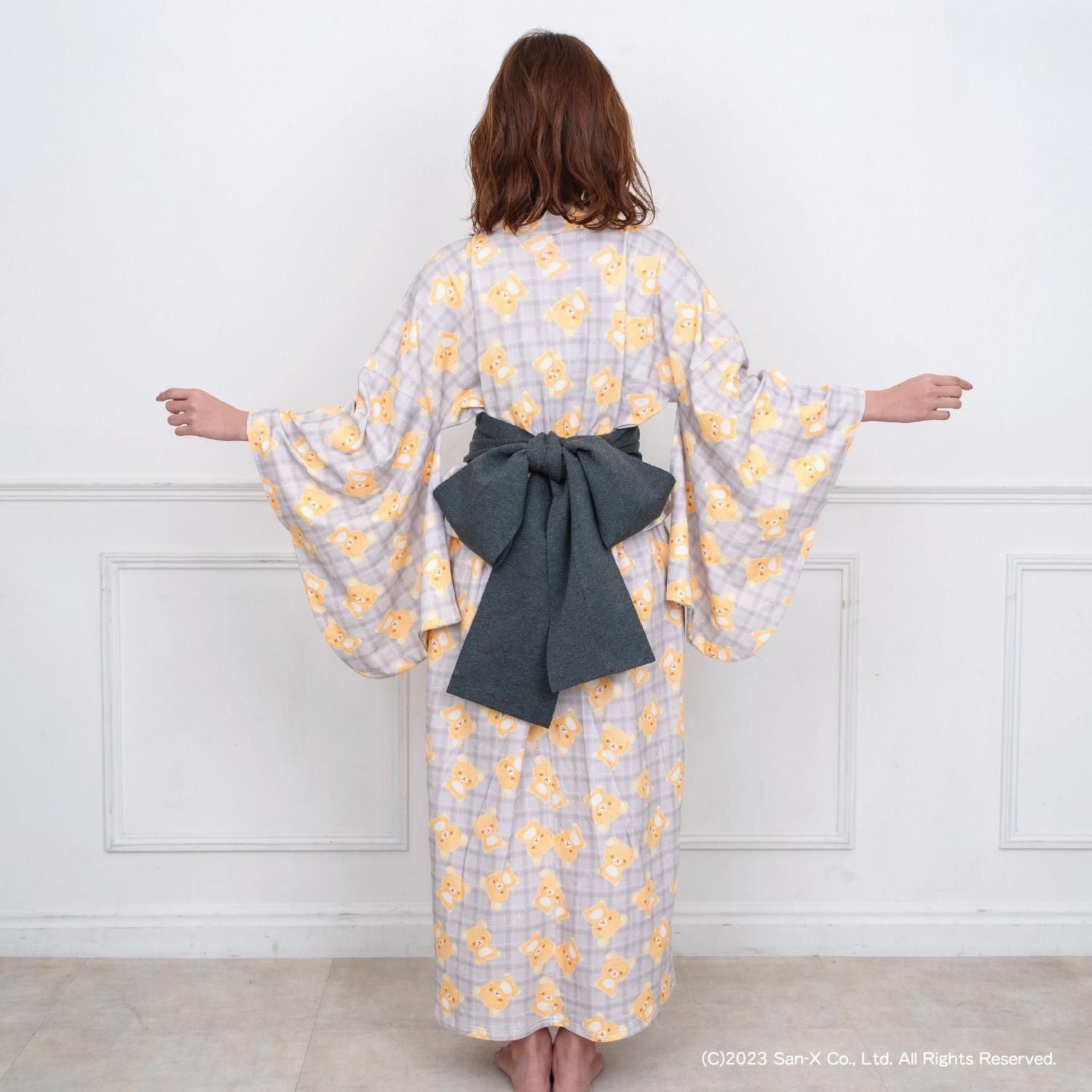 ゆる着物リラックマデザイン（ふんわりテディベア）CP-167 - Yuruwa*