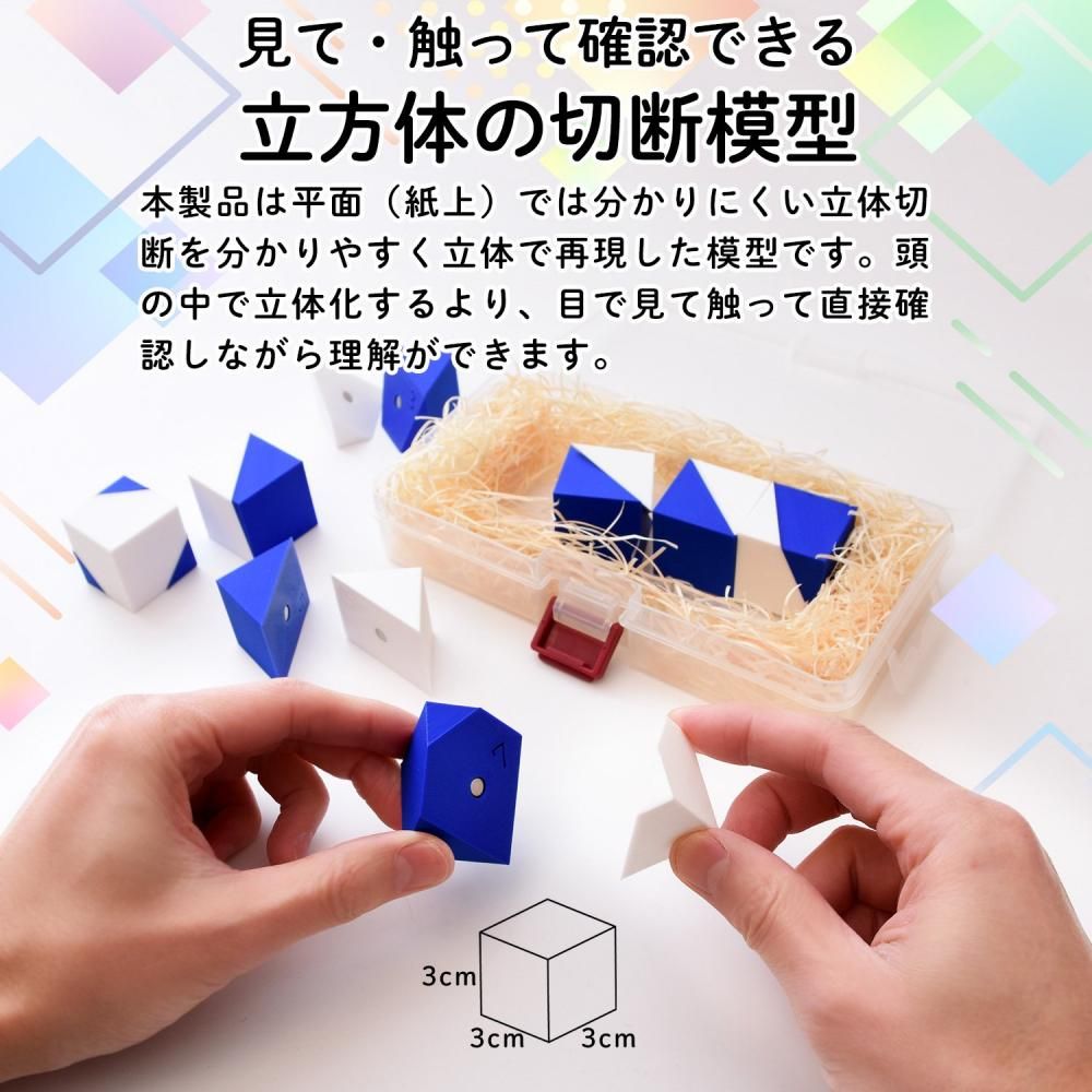 中学受験】立方体の切断模型 - ひかり教材ショップ