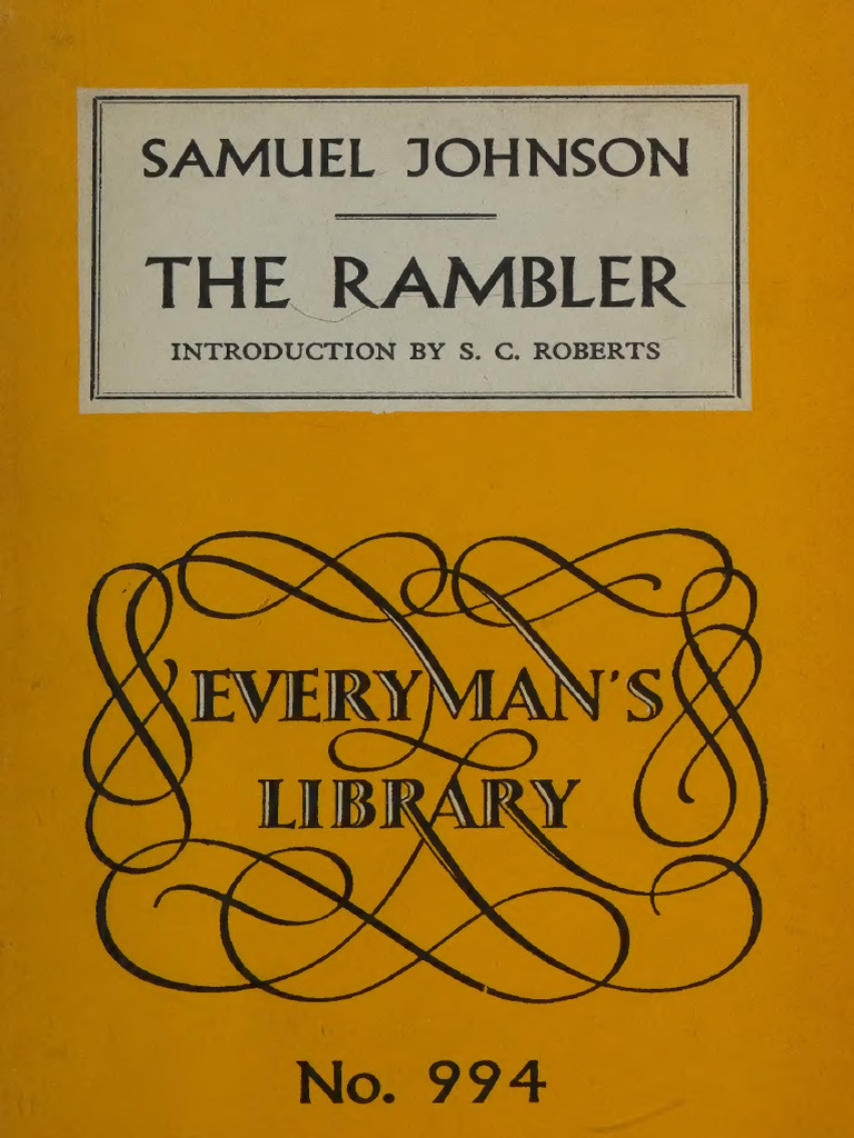 The Rambler - Samuel Johnson - 1967 | PDF