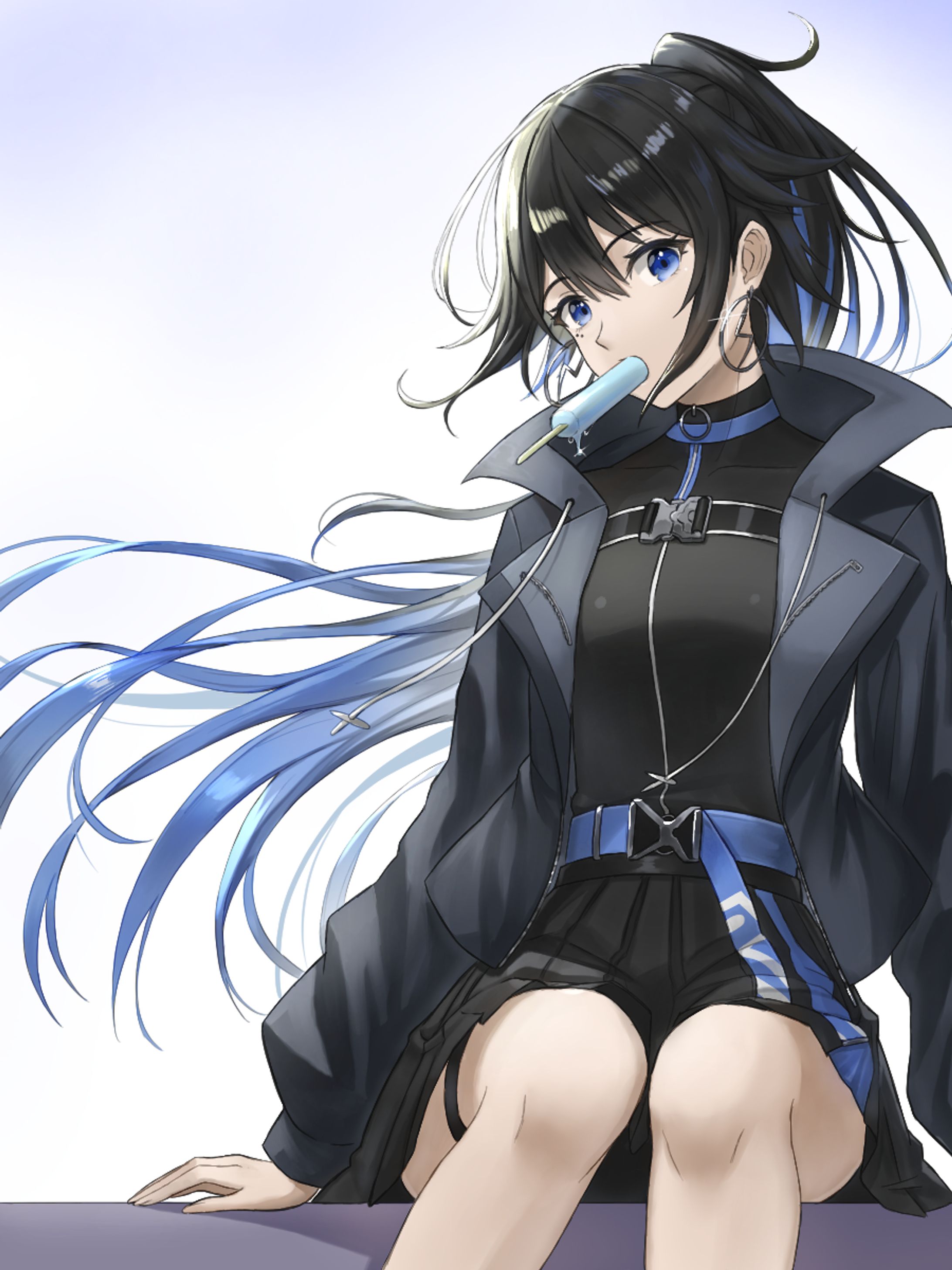 神椿の幸祜スと原神のイラスト