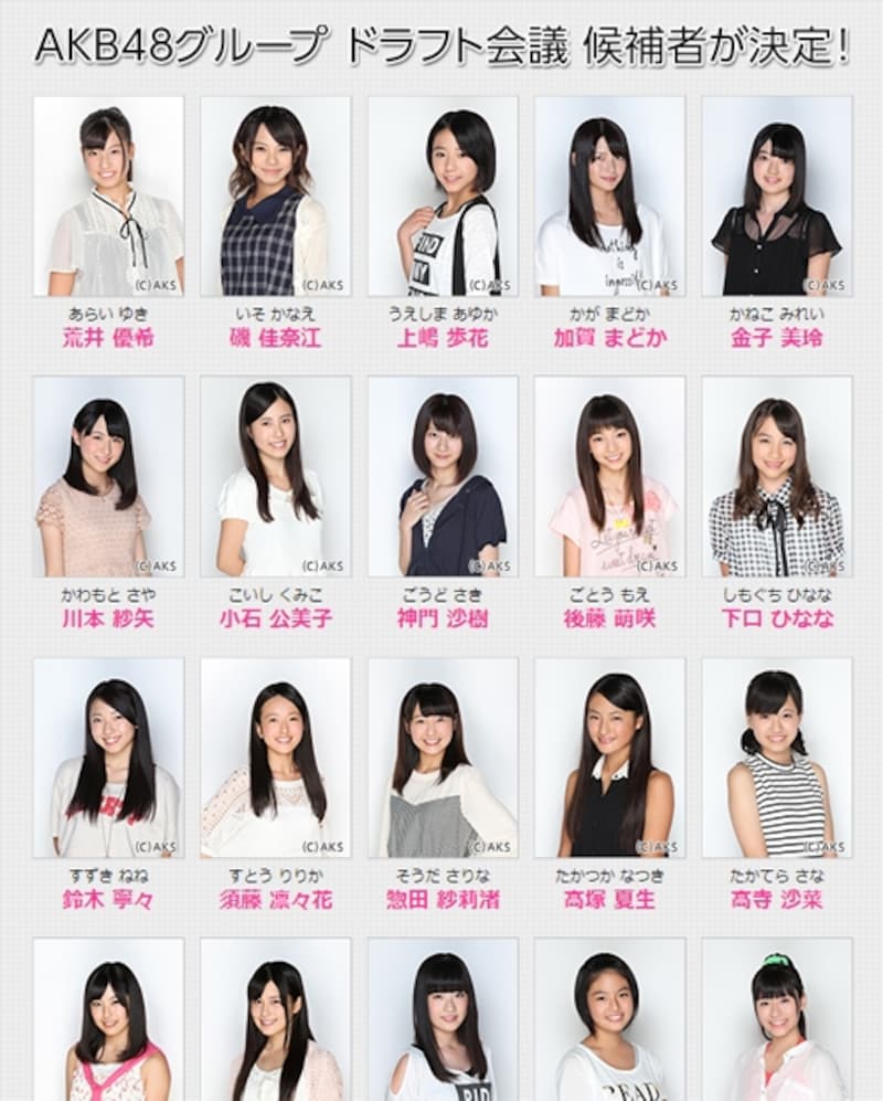 今から入れるAKB48（再）入門！ドラフト会議編 [アイドル・タレント