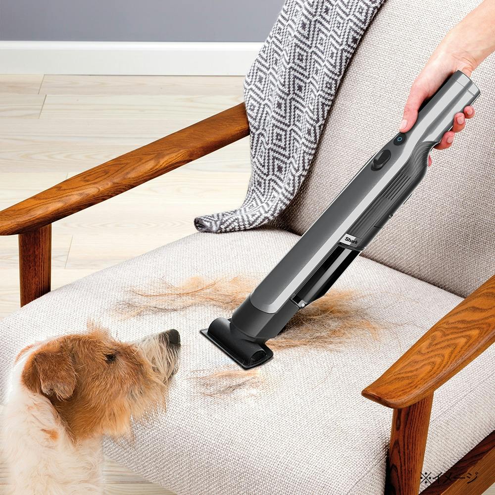 シャーク Shark EVO POWER 充電式ハンディクリーナー スチールグレー