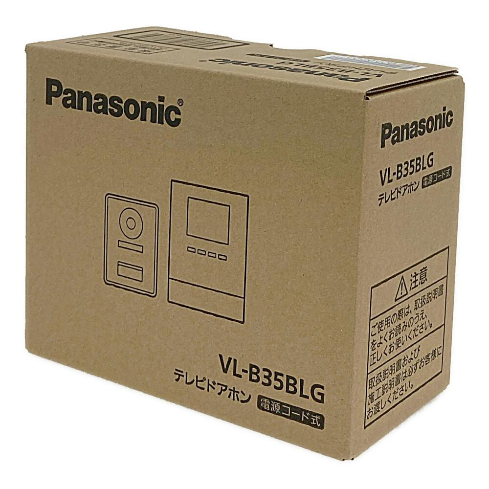 パナソニック 3.5型カラー液晶TVドアホン VL-B35BLG 防犯 録画機能搭載