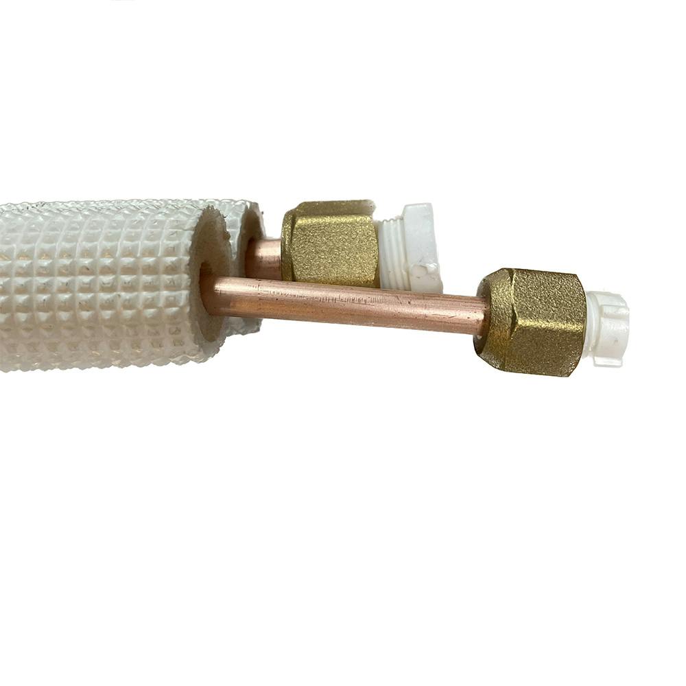 MF エアコンペアチューブ 2分3分 フレア加工済 ナット付 4m ペアコイル