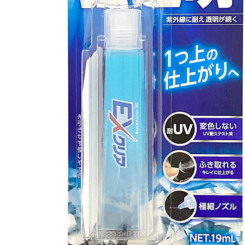 セメダイン EXクリア 強透明 耐UV透明接着剤 CA-120 19g | 接着・補修