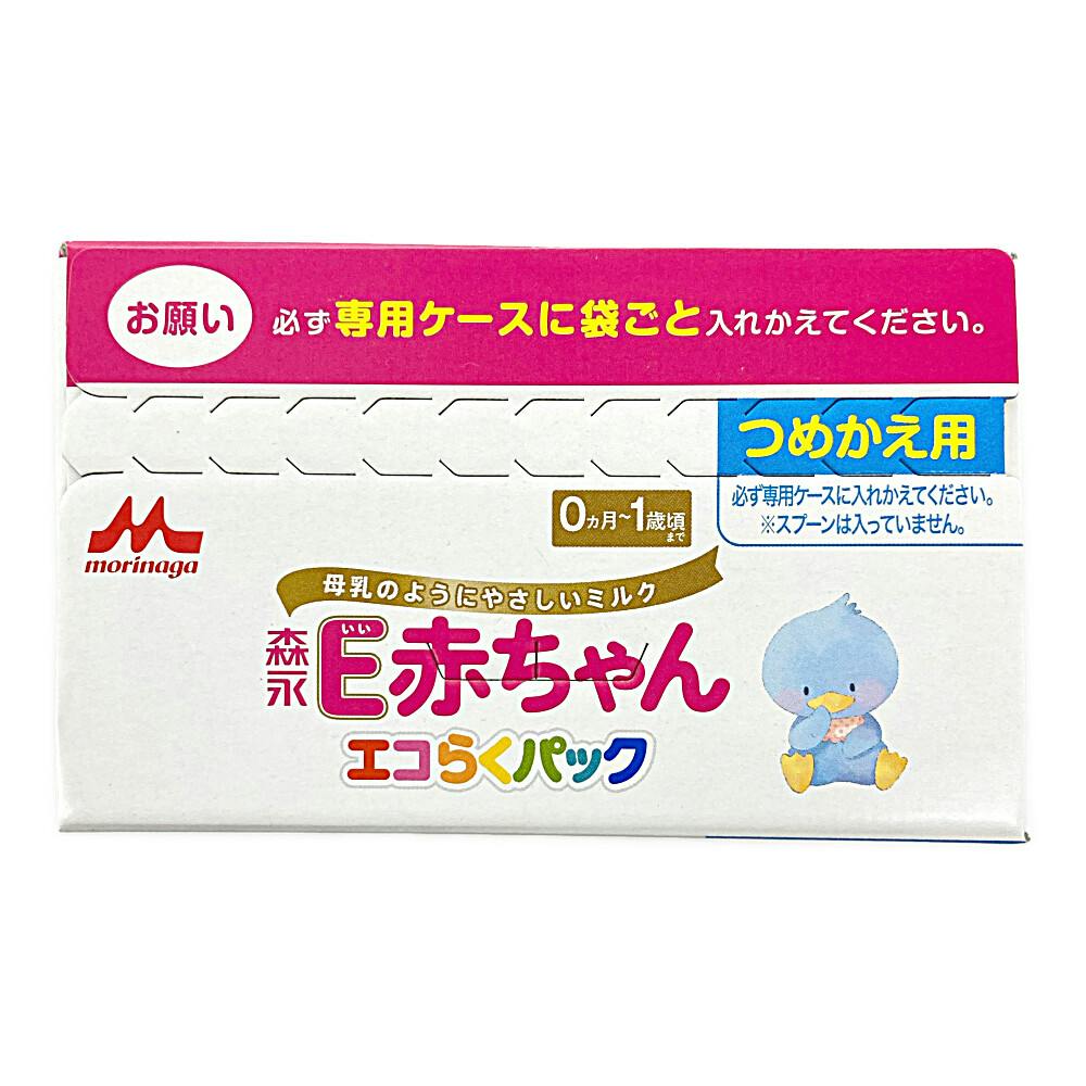 E赤ちゃん エコらくパック つめかえ用 800g×2箱セット | ベビーフード