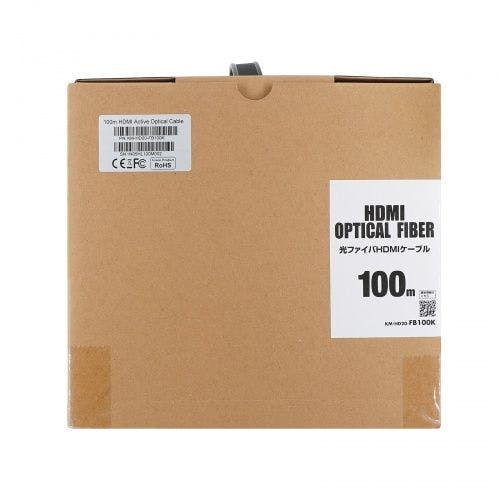KM-HD20-FB100K 光ファイバHDMIケーブル 100m | パソコン・周辺機器