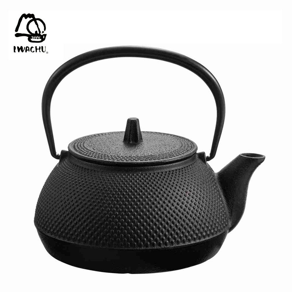 岩鋳 鉄瓶兼用急須 5型 新アラレ IH対応 茶こし付き 12822 南部鉄器