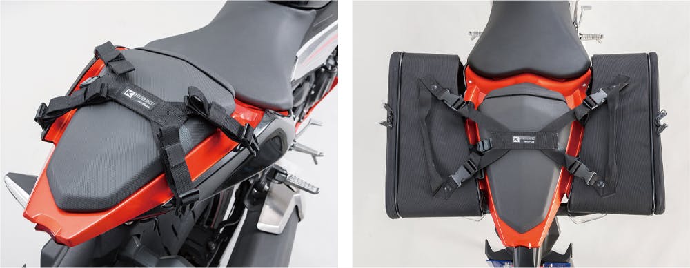 TANAX タナックス ライトスポルトサイドバッグ (レッド) MFK-263