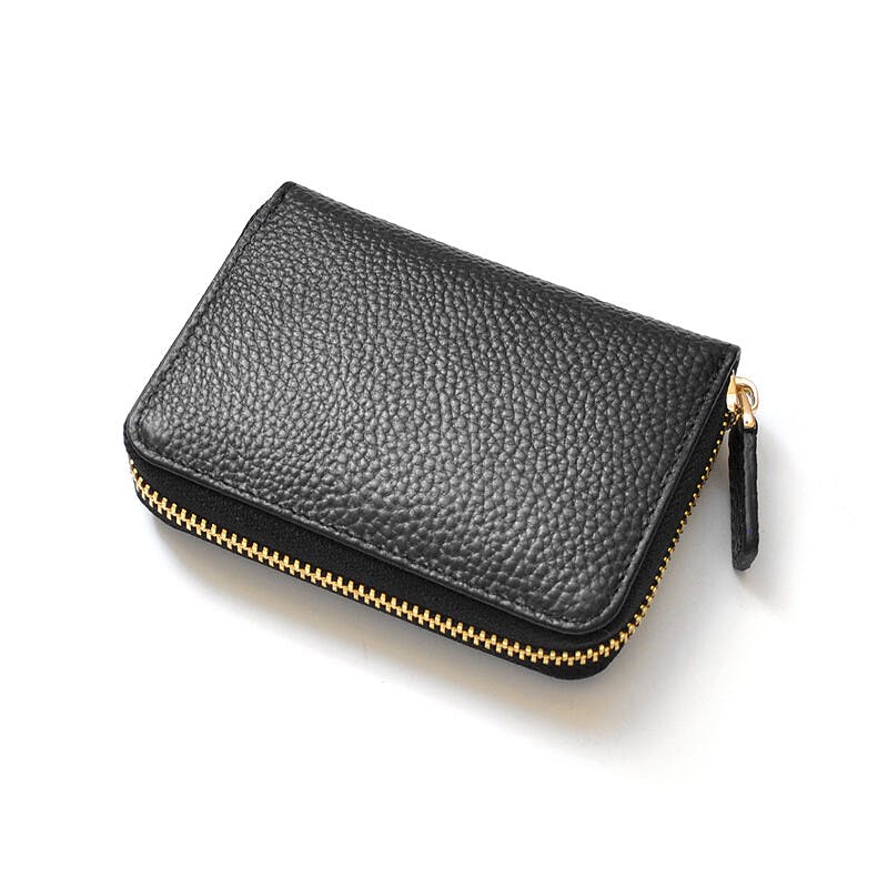 牛革蛇腹ミニ財布 AN-3174 5色展開 【MOMO】／蛇腹カードポケット仕様