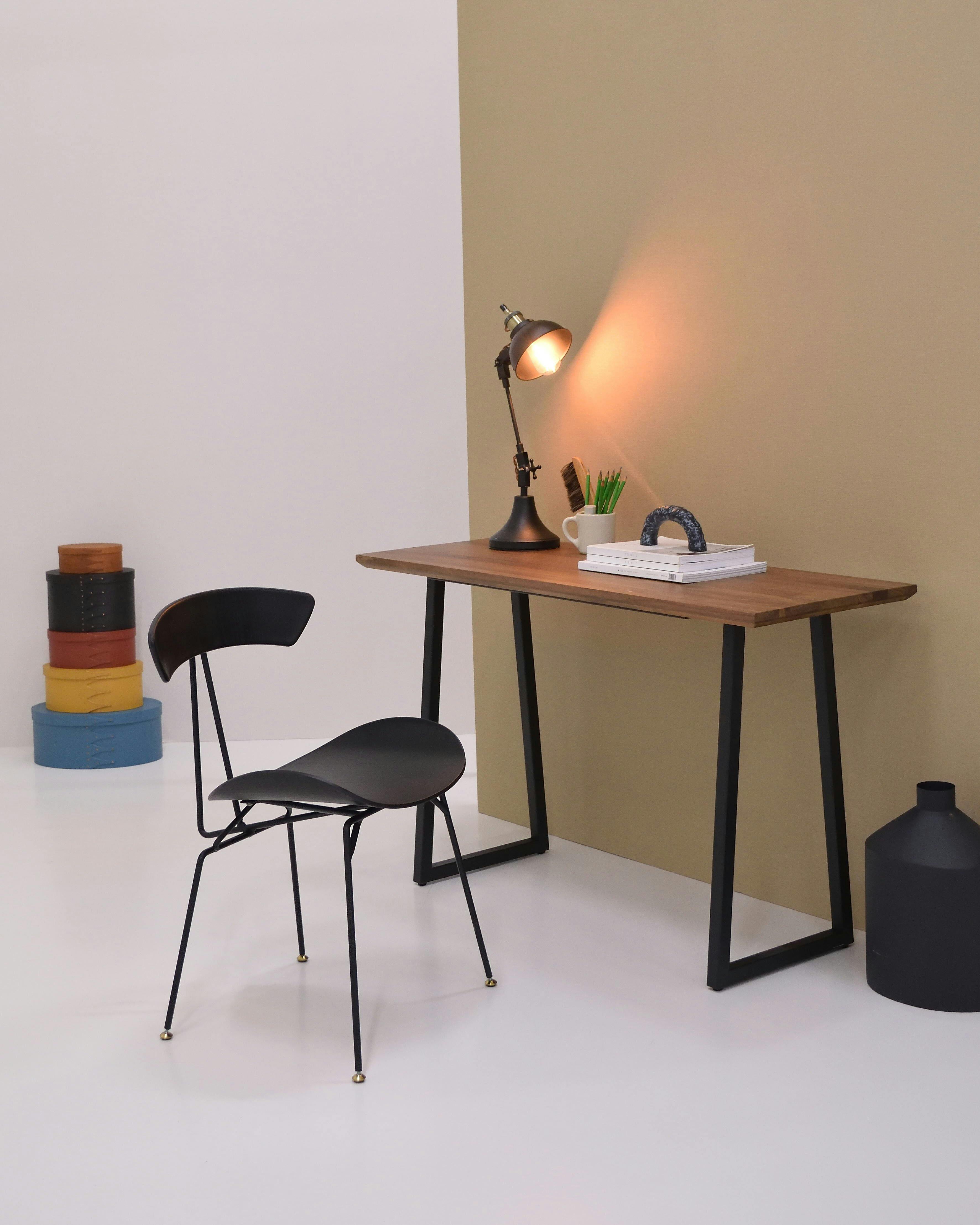 東谷 Room Essence デスク・カウンターテーブル 天板 120 ブラウン