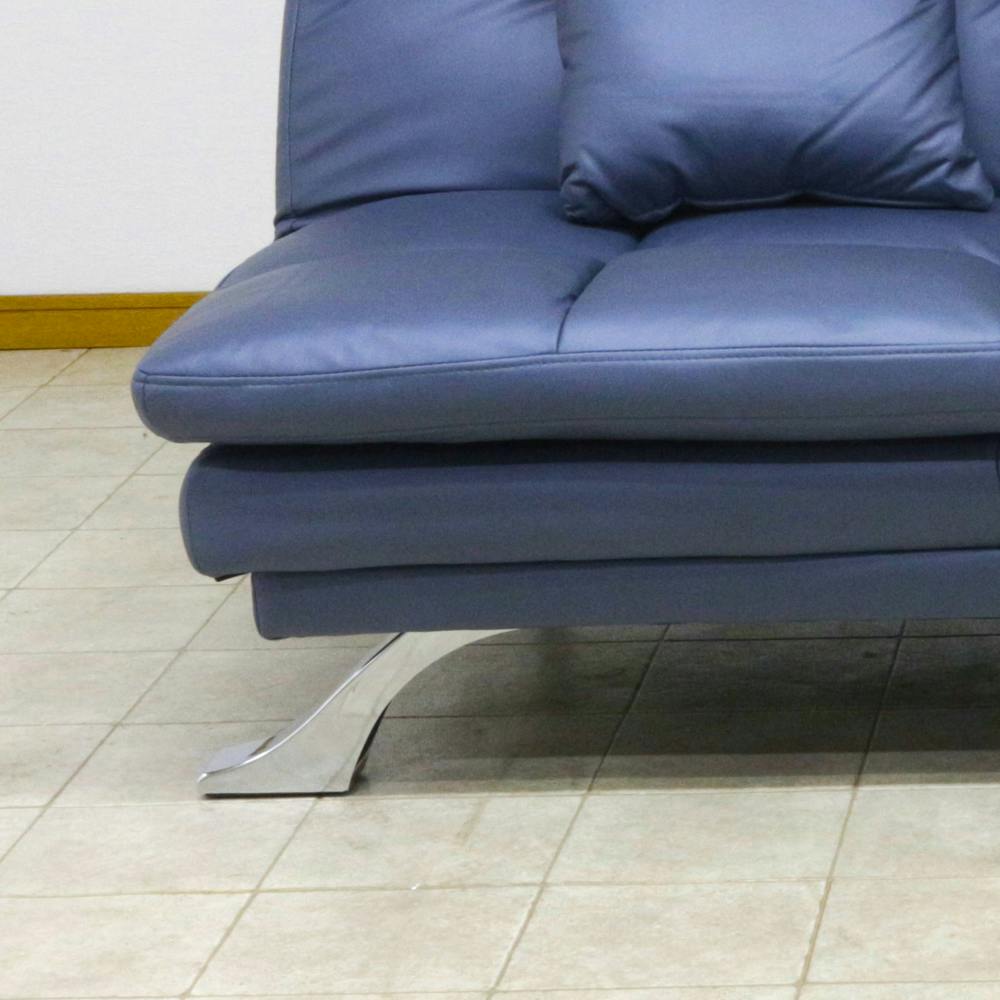 後藤家具 3WAYソファーベッド！ブルー色！ 4570133301221 軒先渡し