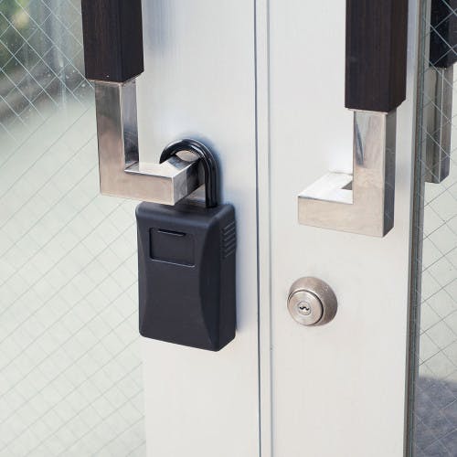 サンワサプライ キーボックス(可変ダイヤル/シャッター付) EA983ZA-18