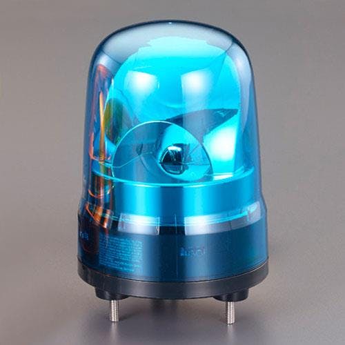 パトライト(PATLITE) LED回転灯(青色) DC12～24V EA983FS-124BA