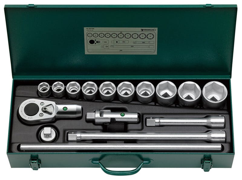 スタビレー 16点組 3/4SQ ソケットレンチセット 55/10/6 3/4DR 工具