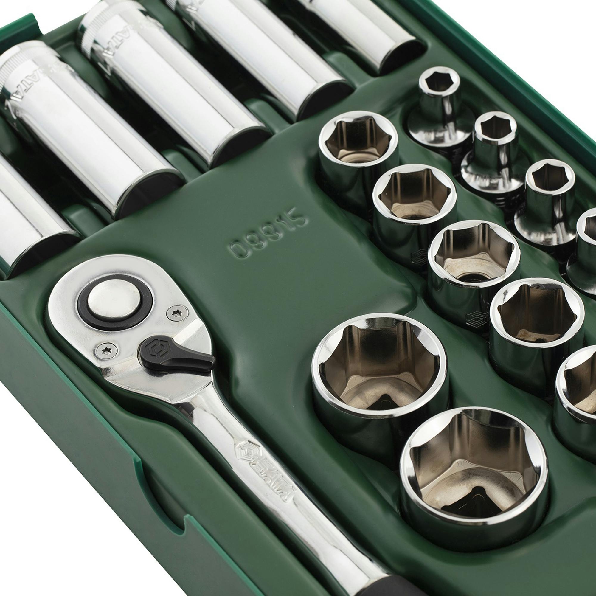 SATA 26pcs1/2六角ラチェットソケット セット RS-09915 ソケットセット