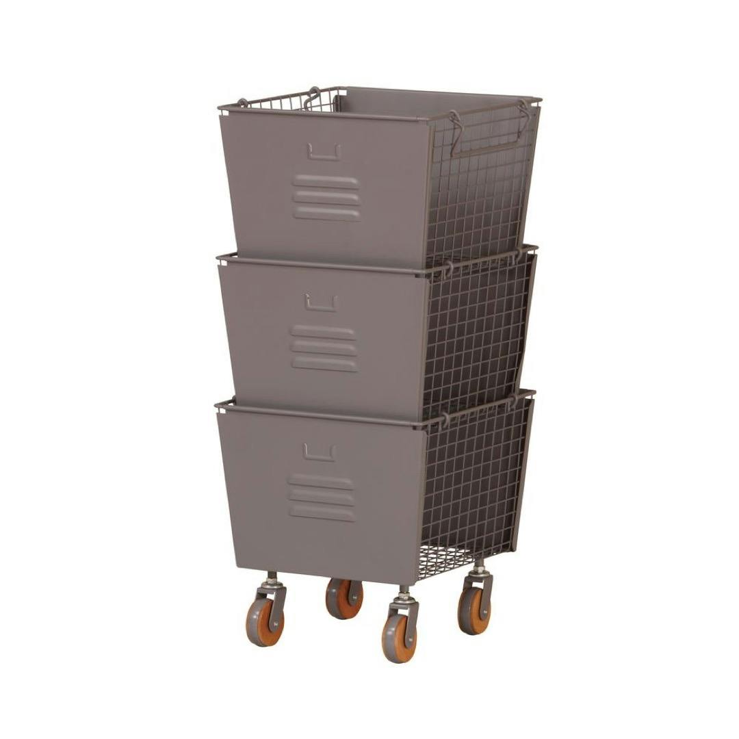 KOEKI 弘益 Mash MASH リヴ 3段スタッキングボックスセット 簡易組立