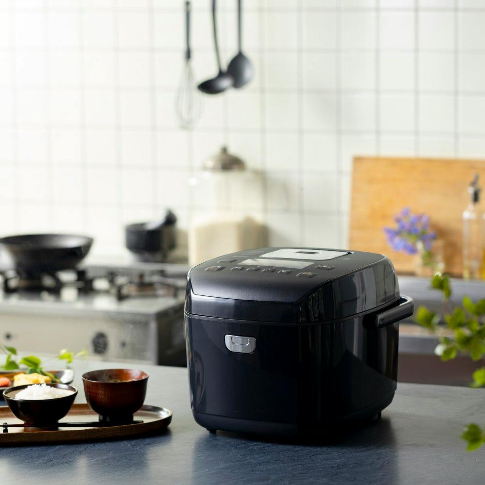 アイリスオーヤマ 圧力IHジャー炊飯器10合 RC-PD10-B ブラック 調理