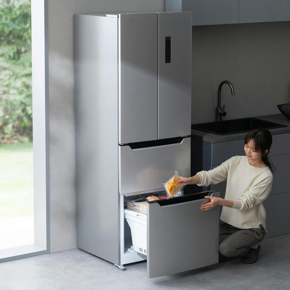 アイリスオーヤマ 冷凍冷蔵庫 320L IRSN-32A-S シルバー 冷蔵庫 大容量