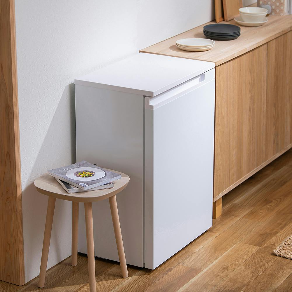 アイリスオーヤマ 奥行スリム冷蔵庫 66L IRSN-7A-W ホワイト 冷蔵庫