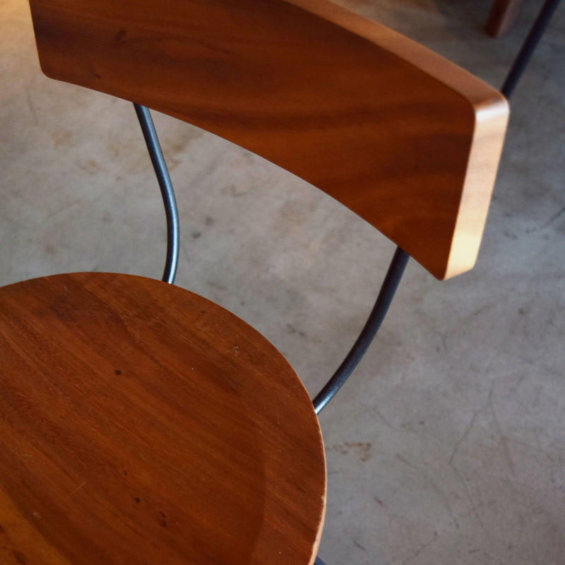 イス チェア カウンターチェア 天然木 モンキーポット オシャレ