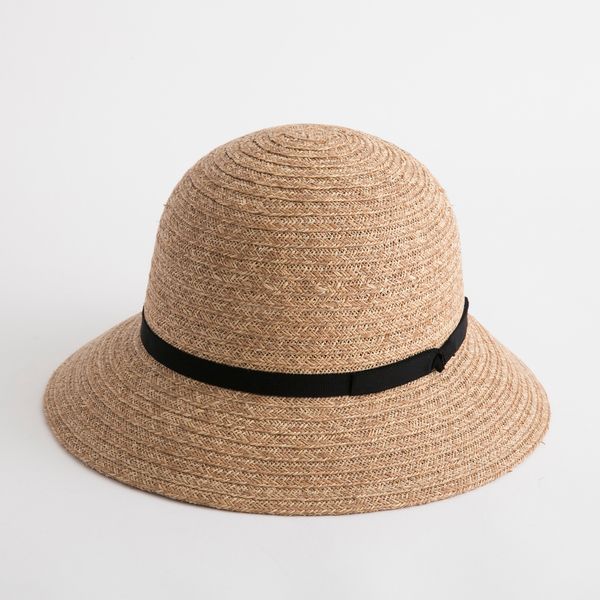 ISHIDASEIBOU/洗えるラフィアのクロッシェハット -涼しくかぶれて