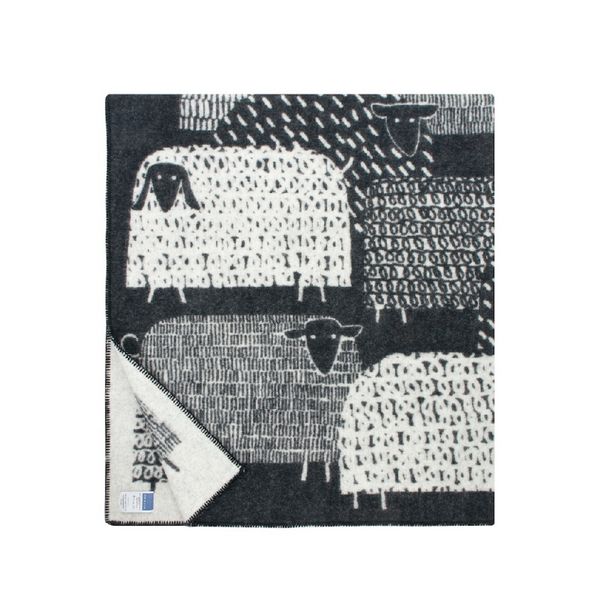 LAPUAN KANKURIT/PAKAPAAT ウールブランケット 90×130cm -羊の群れが