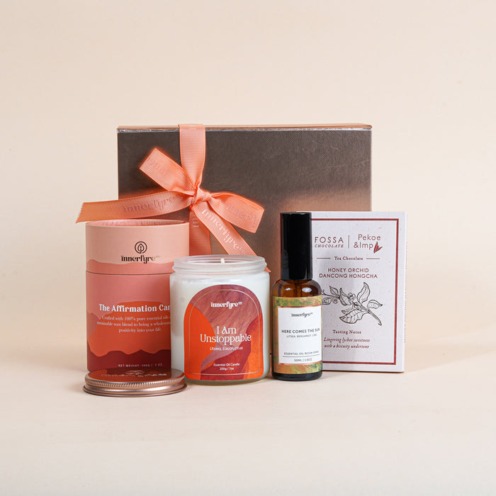Candle + Room Spray + Chocolate Gift Box — Innerfyre Co