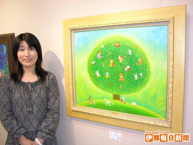ベルシャイン伊那店 油絵画家ノブ・サチさんの展示会｜ニュース｜伊那