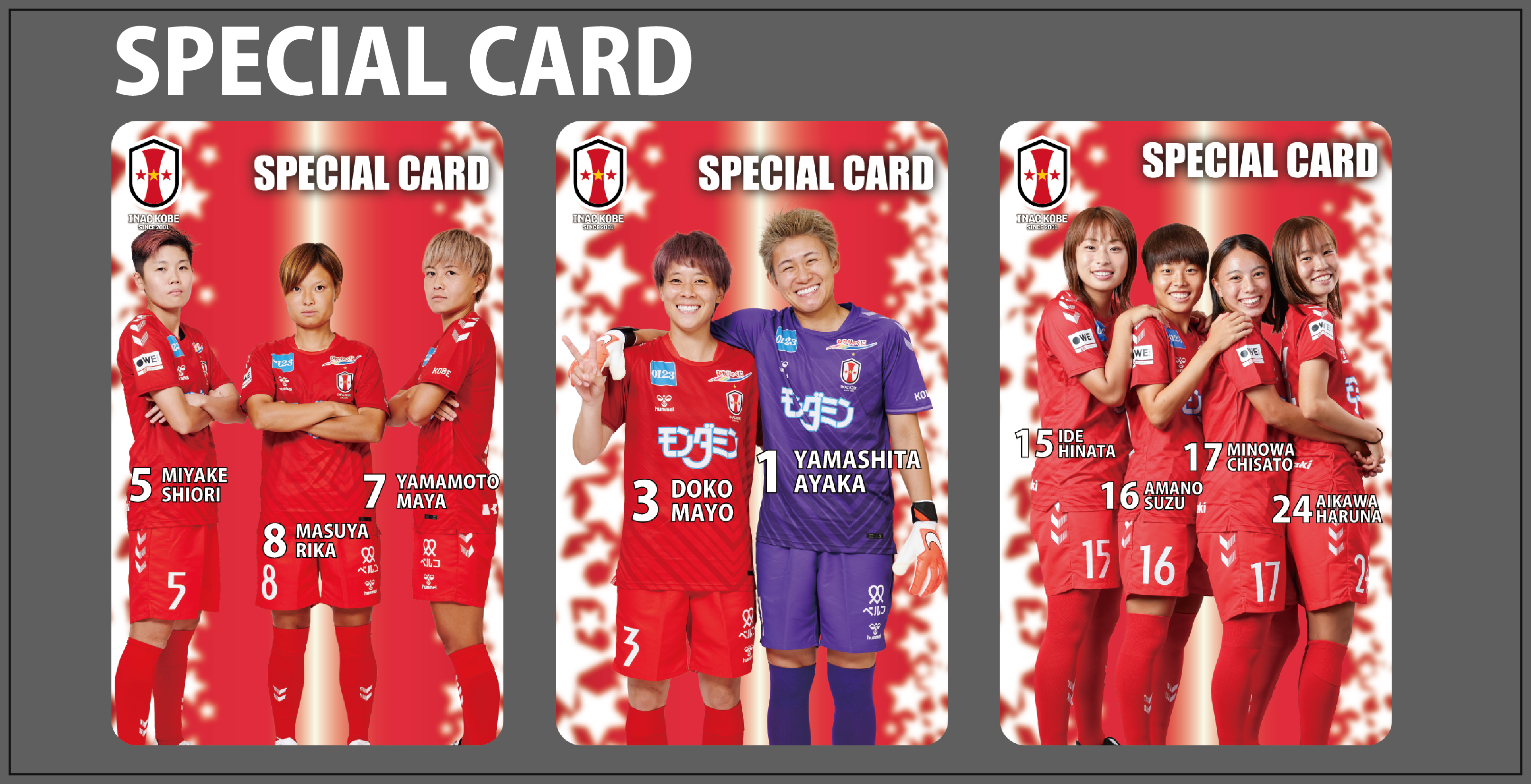 ニュース : 【2023-24 INAC神戸レオネッサ オンサイトカード販売開始の