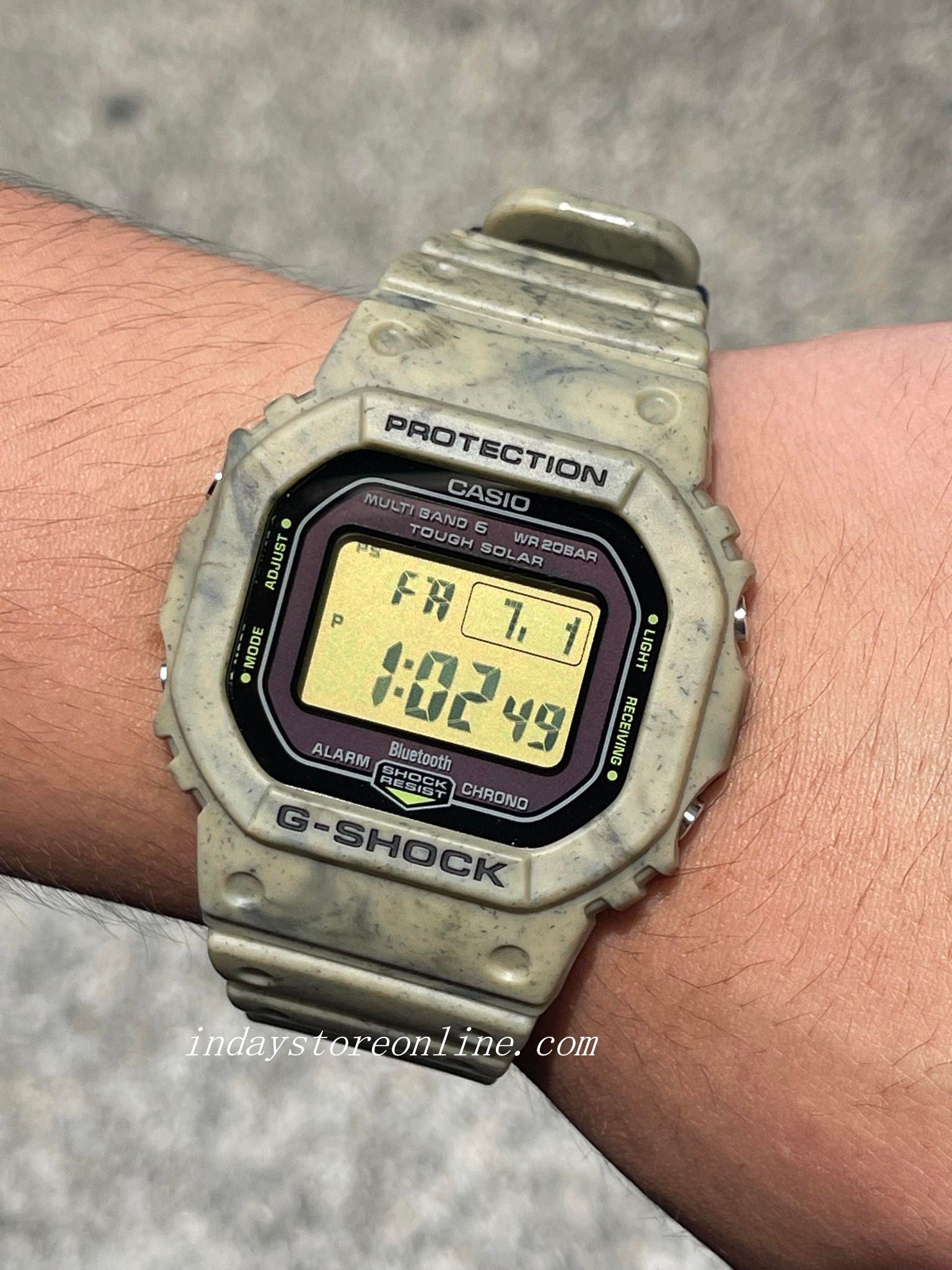 Casio G-Shock Men's Watch GW-B5600SL-5 Digital 5600 Sand and Land