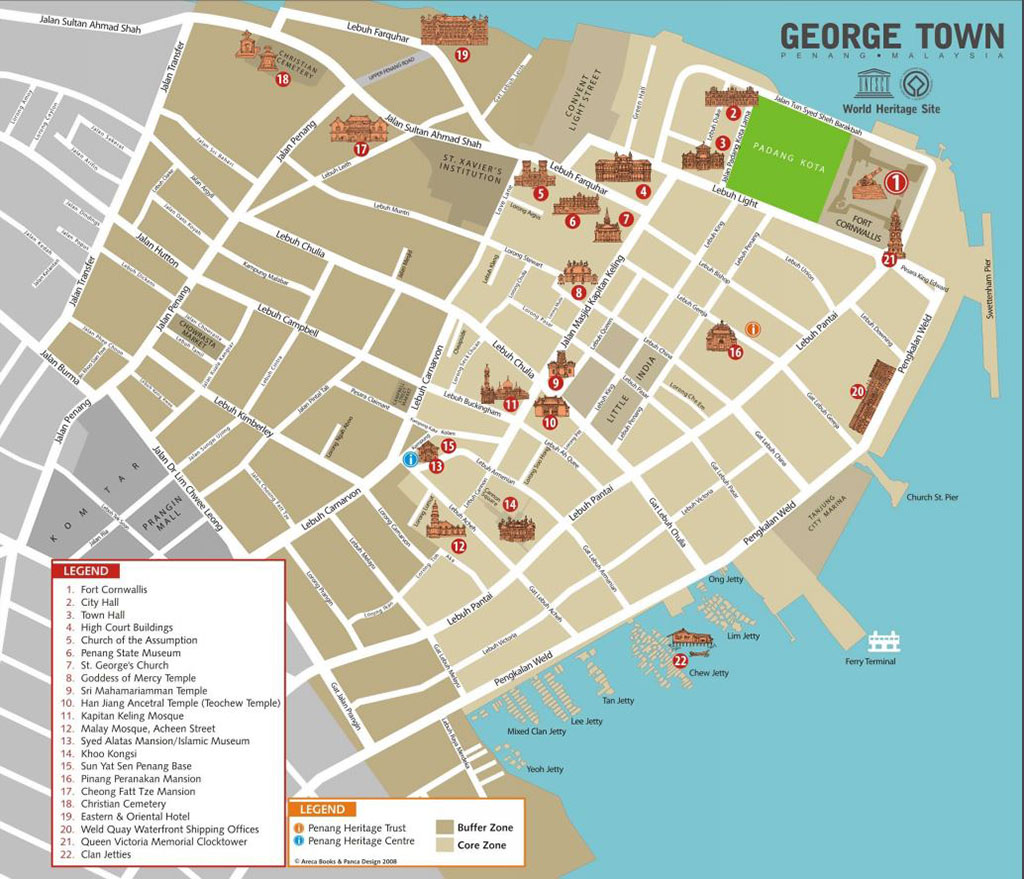 Travel information for George Town, Penang, Malaysia