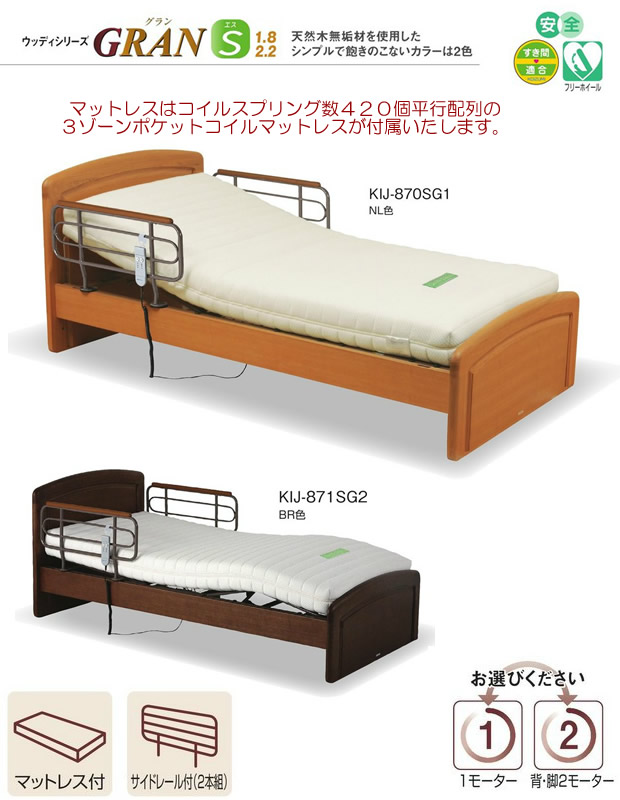 グランは高級素材と3ゾーンポケットコイルが特徴のハイグレード自立