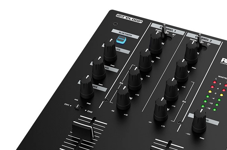 Reloop RMX-10 BT | Bluetooth入力搭載のDJミキサー、スマホ