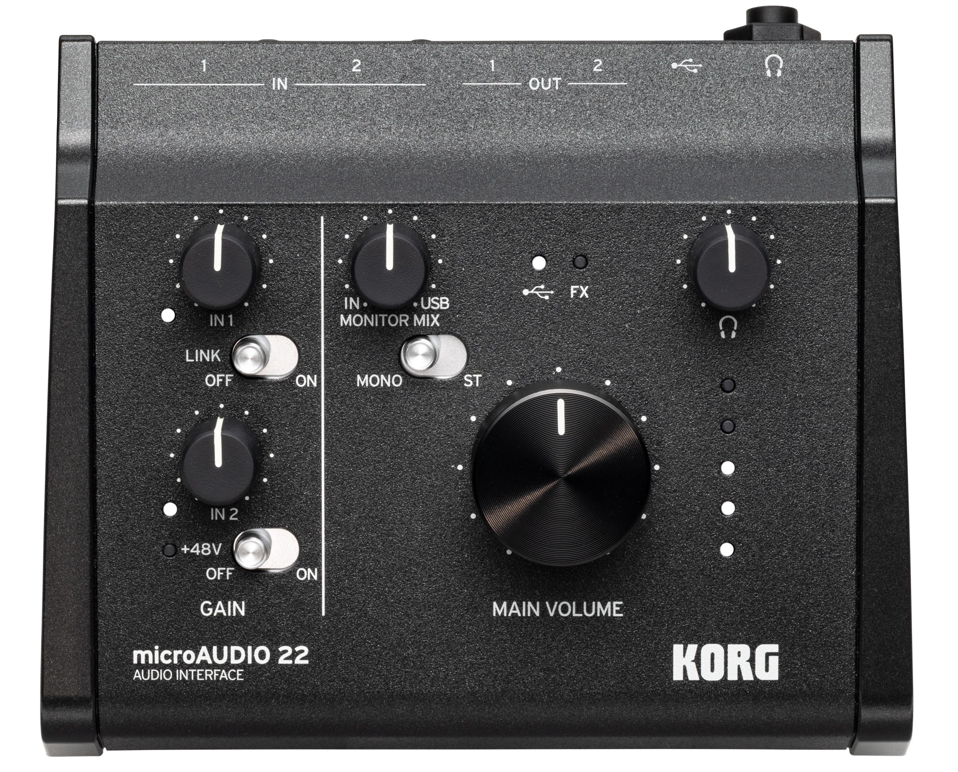 KORG microAUDIO 22 / 722 | コンパクトな USB-C デスクトップ