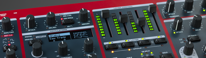 Clavia Nord Wave 2 | 4種類のサウンドエンジンを搭載したバーチャル