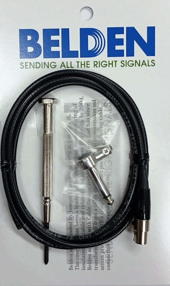 BELDEN 8218採用のワイヤレス用ケーブル発売！ハンダいらずで好きな長
